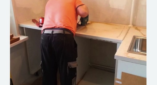 Сборка кухонного гарнитура. Чайковский